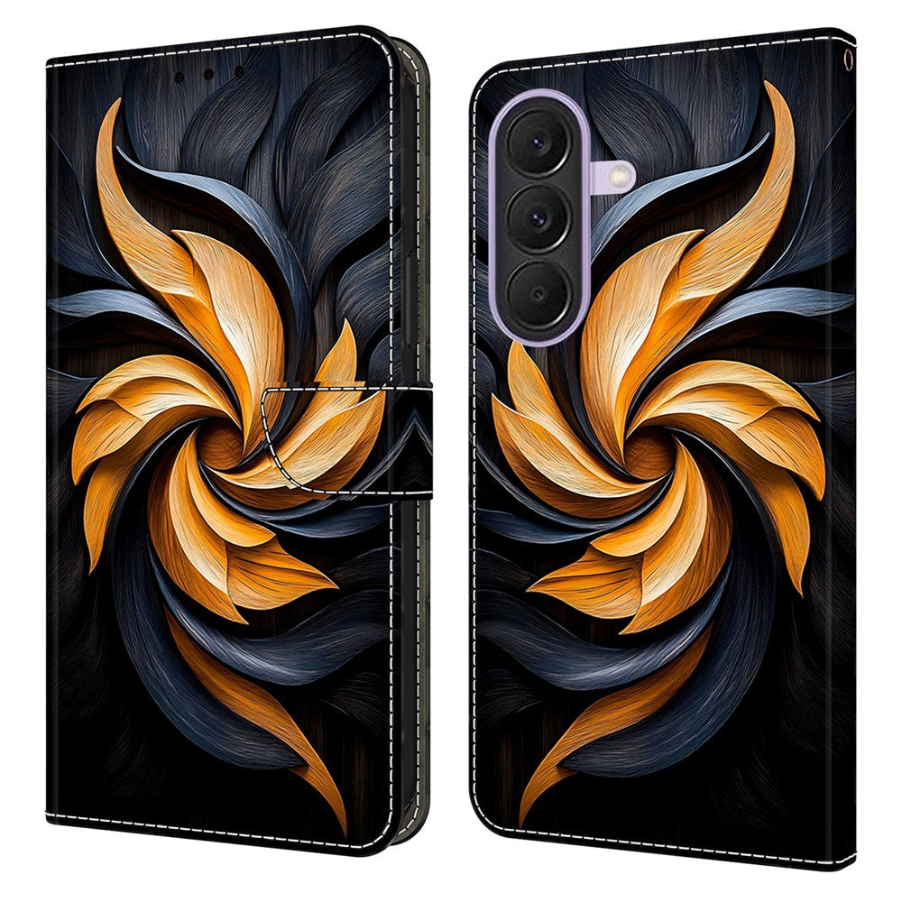 For Samsung Galaxy A27 5G Wallet Stand Case Pattern Printing Leather Phone Cover