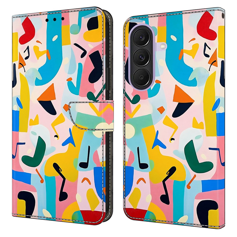 For Samsung Galaxy A27 5G Wallet Stand Case Pattern Printing Leather Phone Cover