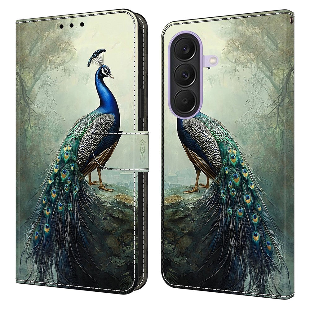 For Samsung Galaxy A27 5G Wallet Stand Case Pattern Printing Leather Phone Cover