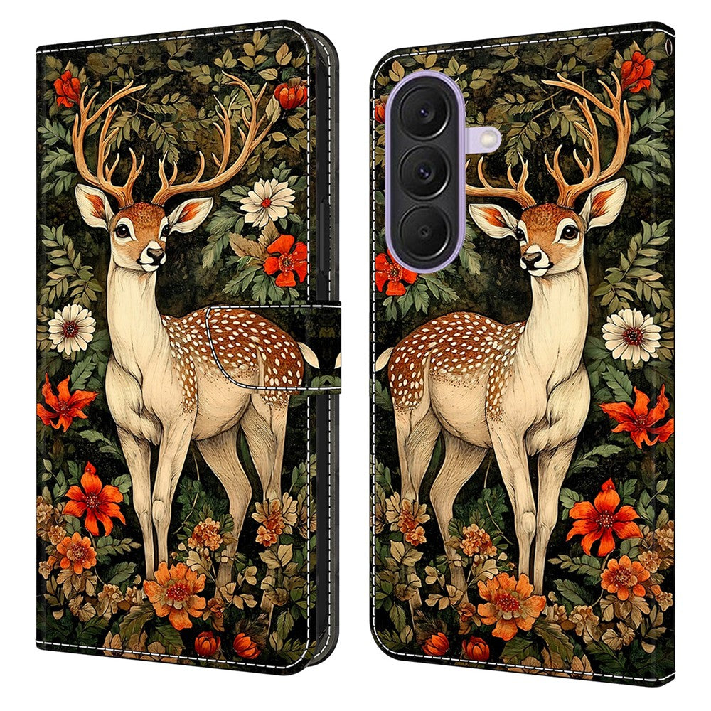 For Samsung Galaxy A27 5G Wallet Stand Case Pattern Printing Leather Phone Cover