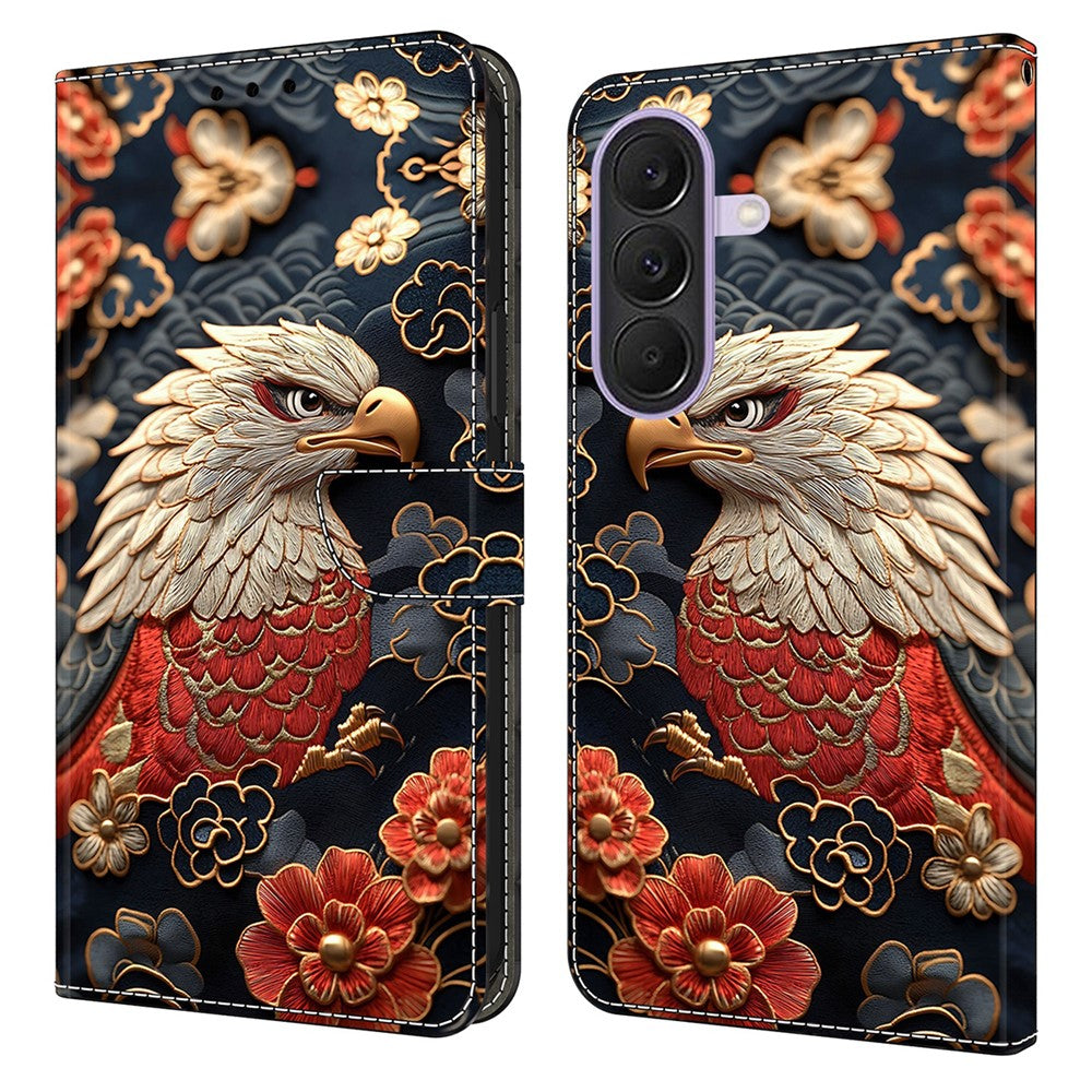 For Samsung Galaxy A27 5G Wallet Stand Case Pattern Printing Leather Phone Cover