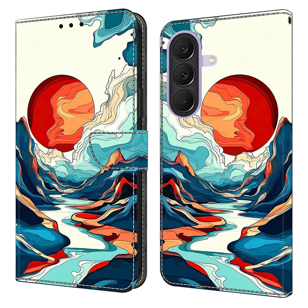 For Samsung Galaxy A27 5G Wallet Stand Case Pattern Printing Leather Phone Cover