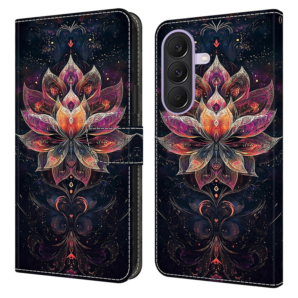 For Samsung Galaxy A27 5G Wallet Stand Case Pattern Printing Leather Phone Cover