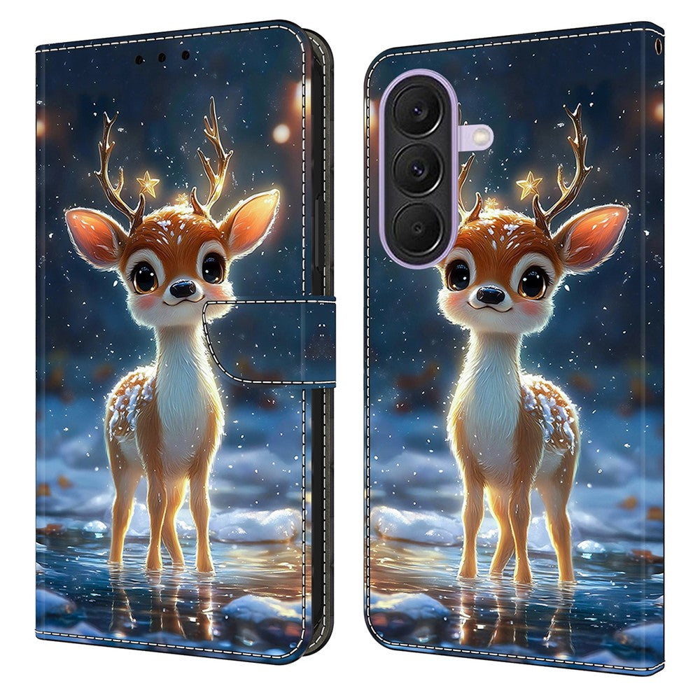 For Samsung Galaxy A27 5G Wallet Stand Case Pattern Printing Leather Phone Cover