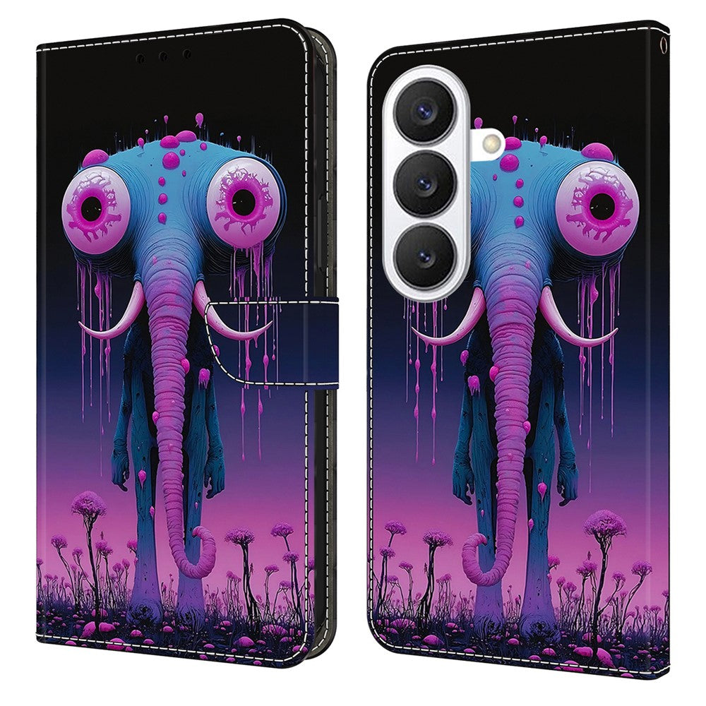 For Samsung Galaxy S26 Wallet Stand Case Pattern Printing Leather Phone Cover