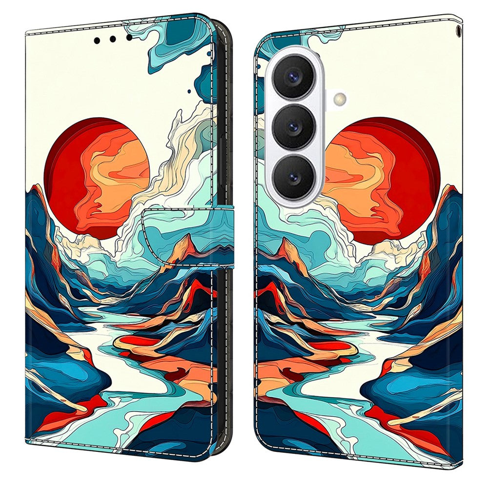 For Samsung Galaxy S26 Wallet Stand Case Pattern Printing Leather Phone Cover