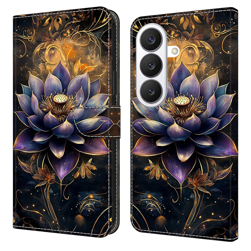 For Samsung Galaxy S26 Wallet Stand Case Pattern Printing Leather Phone Cover