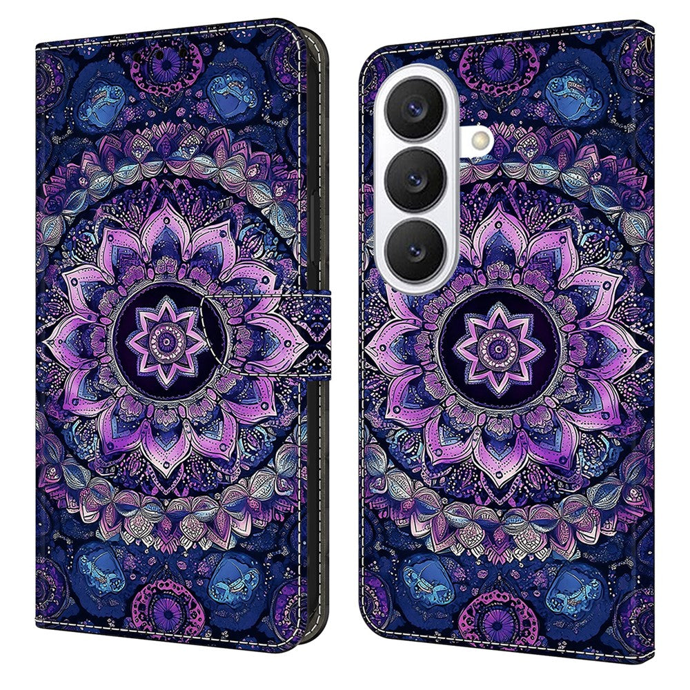For Samsung Galaxy S26 Wallet Stand Case Pattern Printing Leather Phone Cover