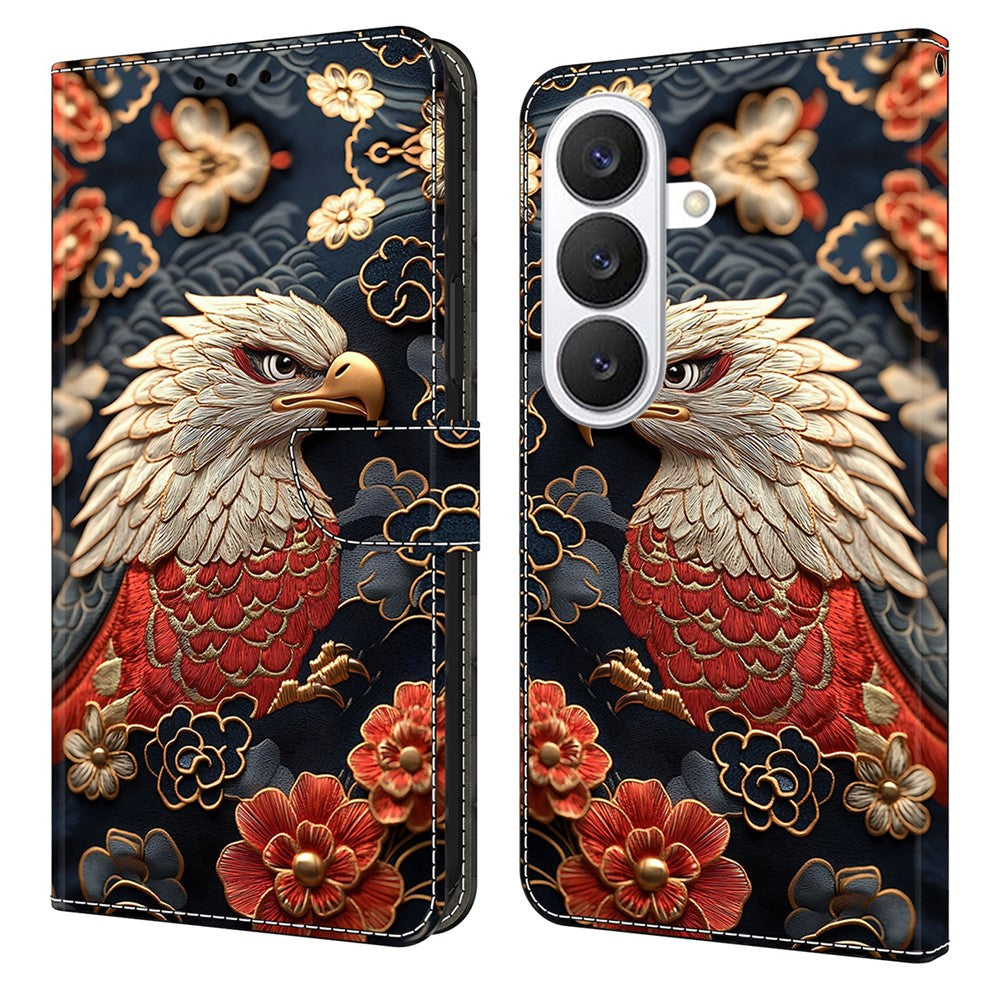 For Samsung Galaxy S26 Wallet Stand Case Pattern Printing Leather Phone Cover