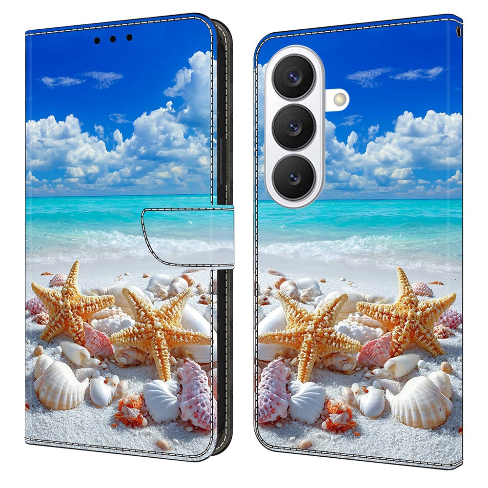 For Samsung Galaxy S26 Wallet Stand Case Pattern Printing Leather Phone Cover