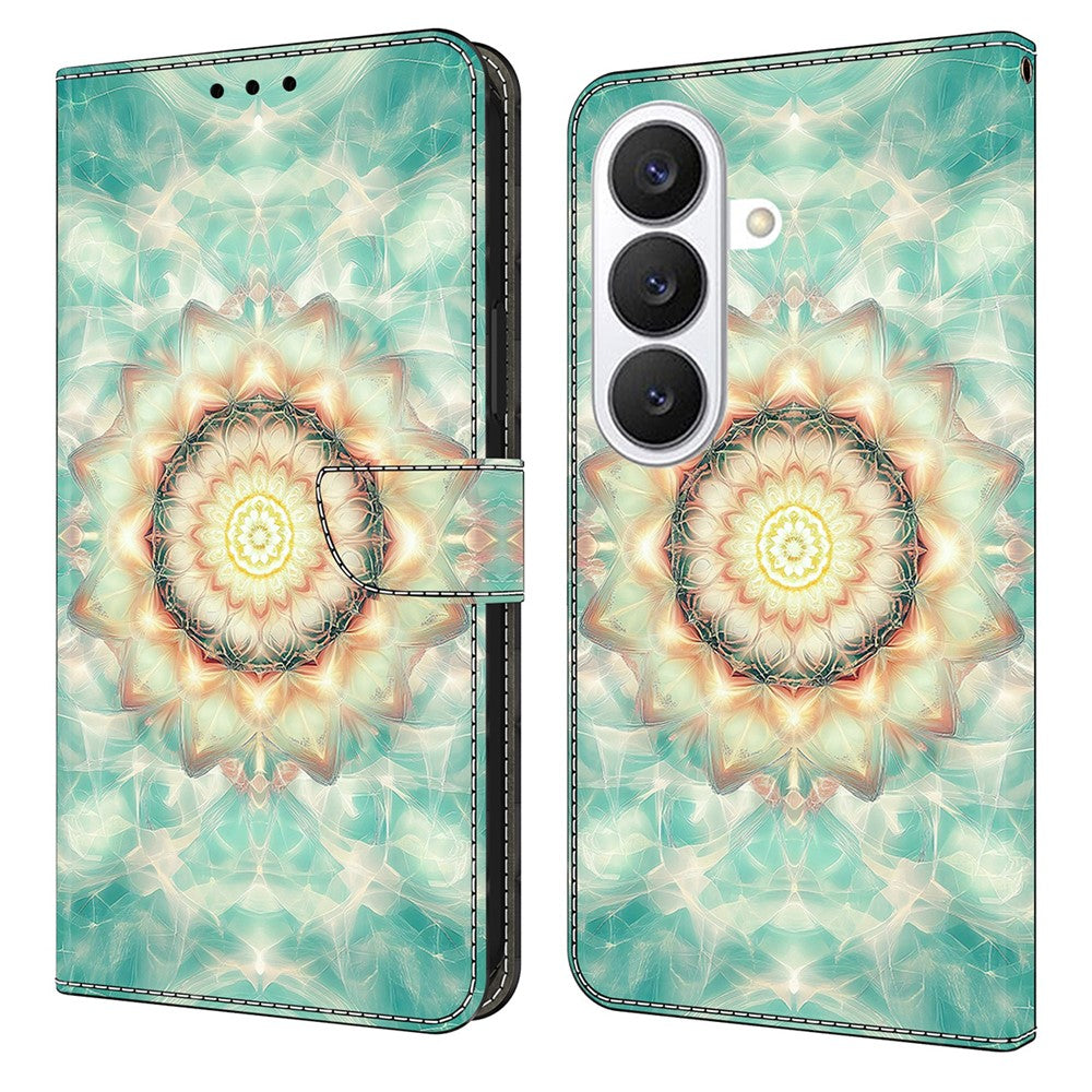For Samsung Galaxy S26 Wallet Stand Case Pattern Printing Leather Phone Cover