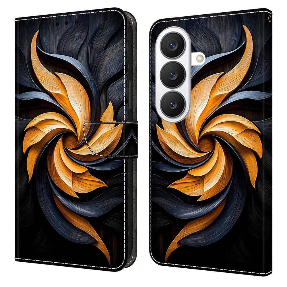 For Samsung Galaxy S26 Wallet Stand Case Pattern Printing Leather Phone Cover