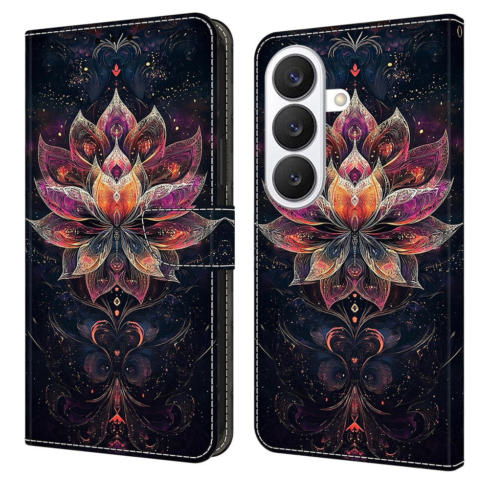 For Samsung Galaxy S26 Wallet Stand Case Pattern Printing Leather Phone Cover