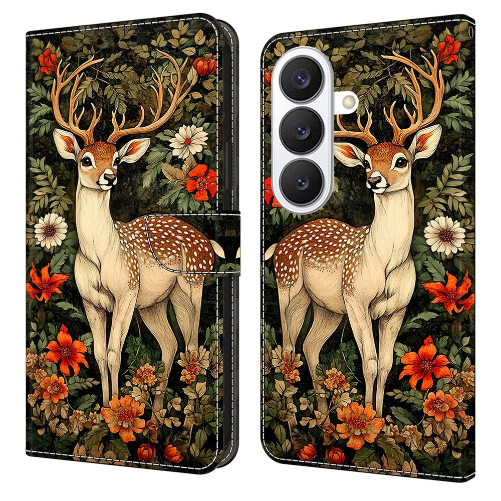 For Samsung Galaxy S26 Wallet Stand Case Pattern Printing Leather Phone Cover