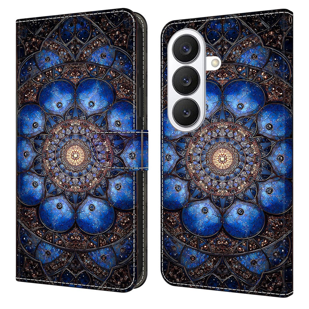 For Samsung Galaxy S26 Wallet Stand Case Pattern Printing Leather Phone Cover