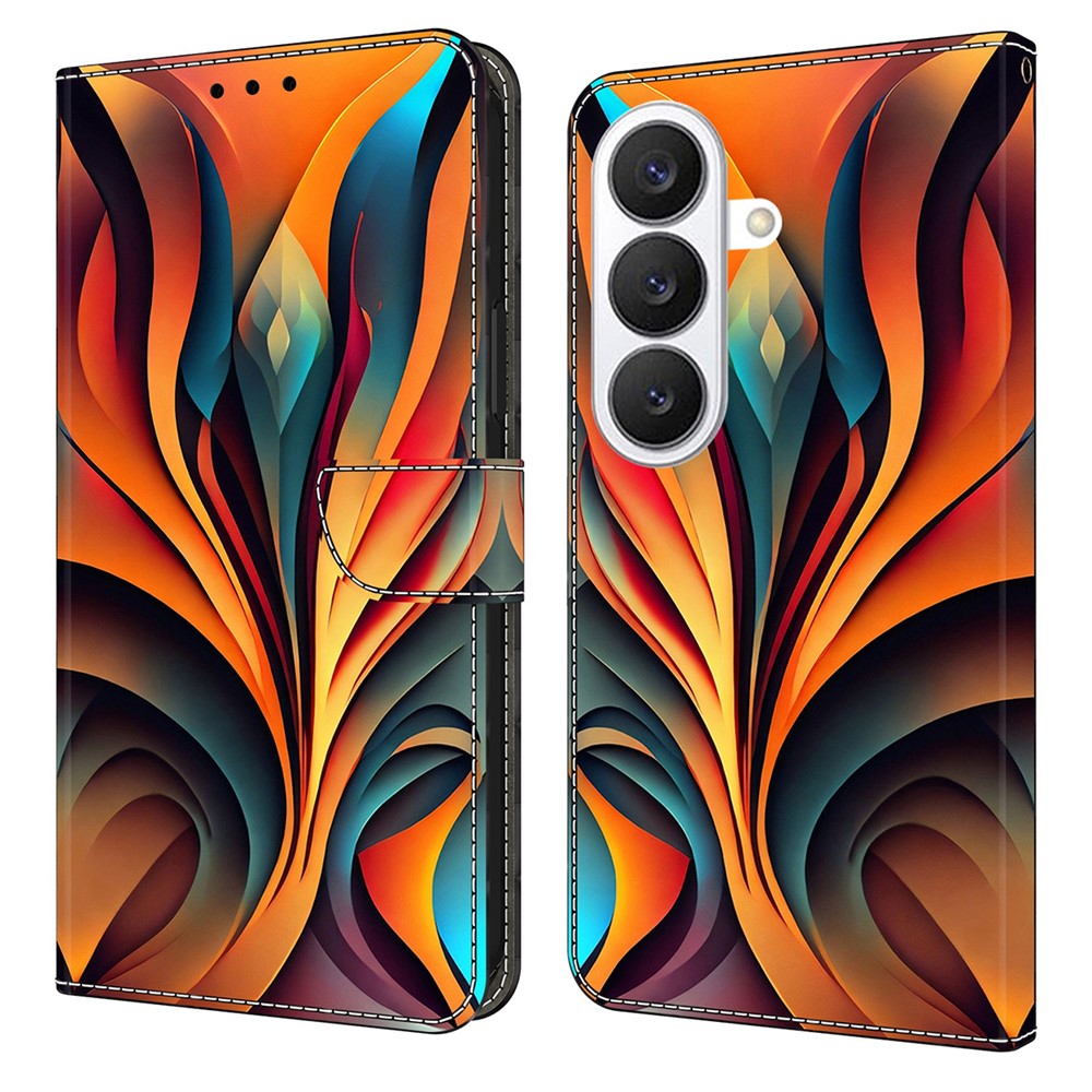 For Samsung Galaxy S26 Wallet Stand Case Pattern Printing Leather Phone Cover