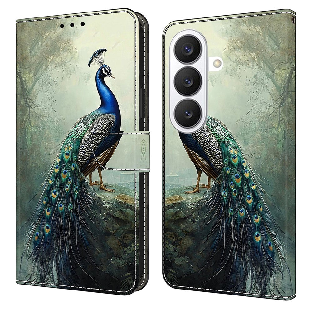 For Samsung Galaxy S26 Wallet Stand Case Pattern Printing Leather Phone Cover