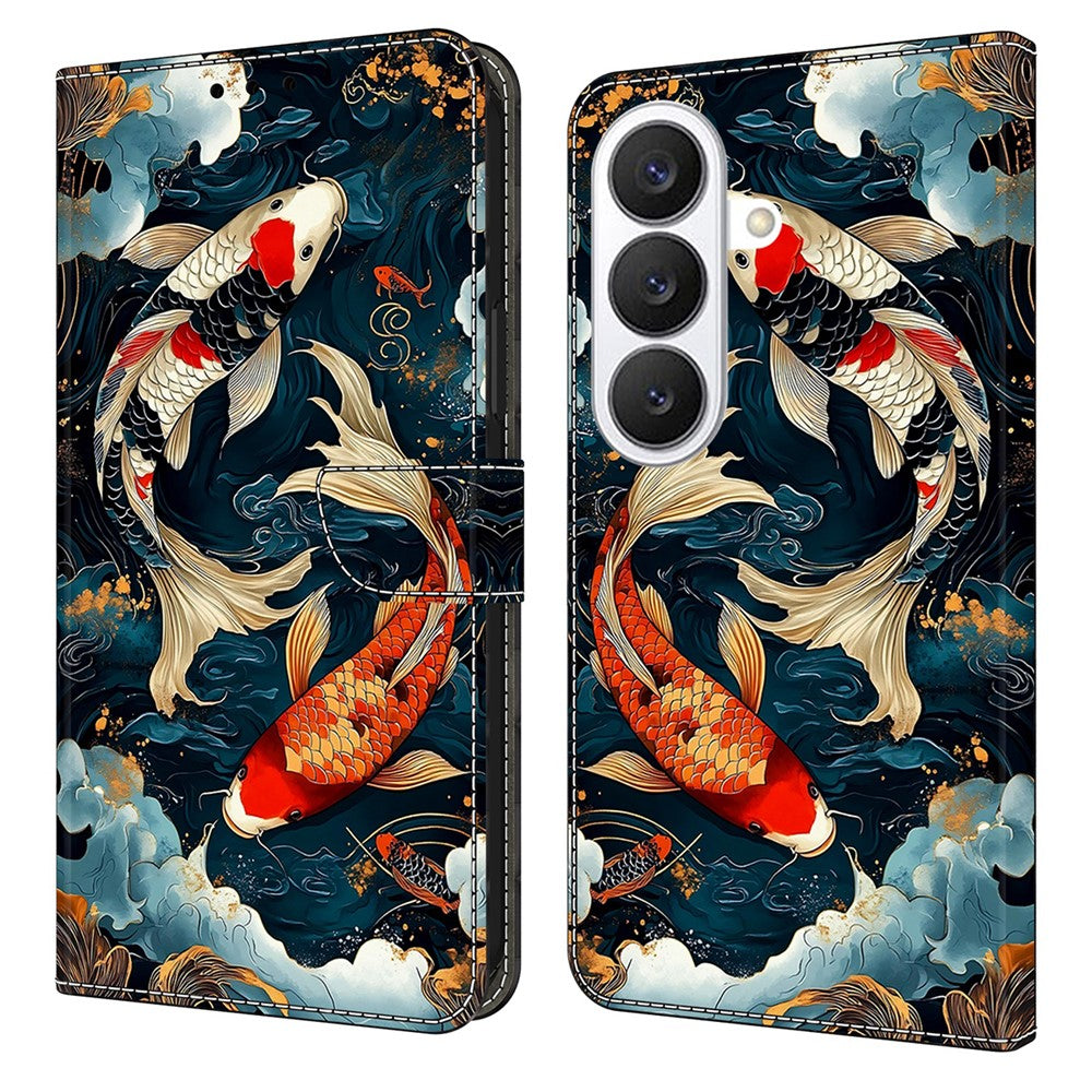 For Samsung Galaxy S26 Wallet Stand Case Pattern Printing Leather Phone Cover