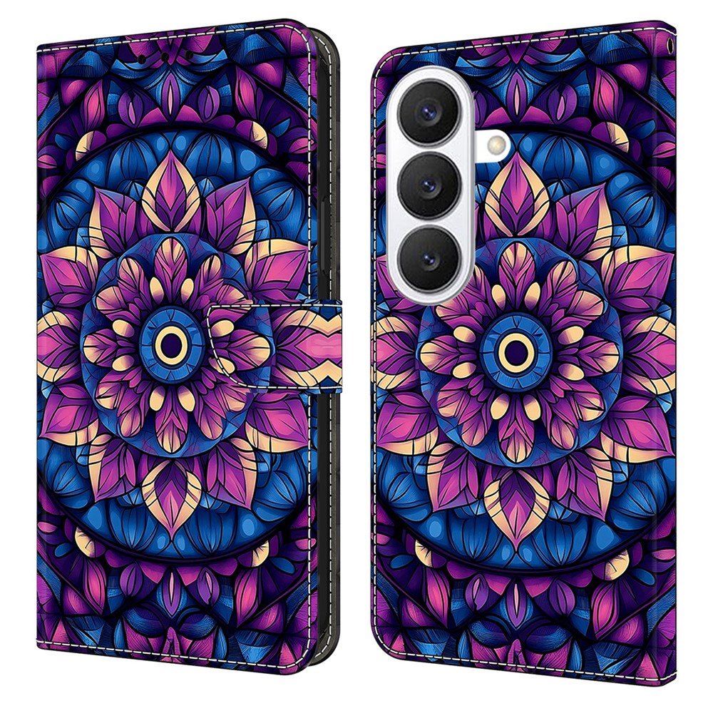 For Samsung Galaxy S26 Wallet Stand Case Pattern Printing Leather Phone Cover