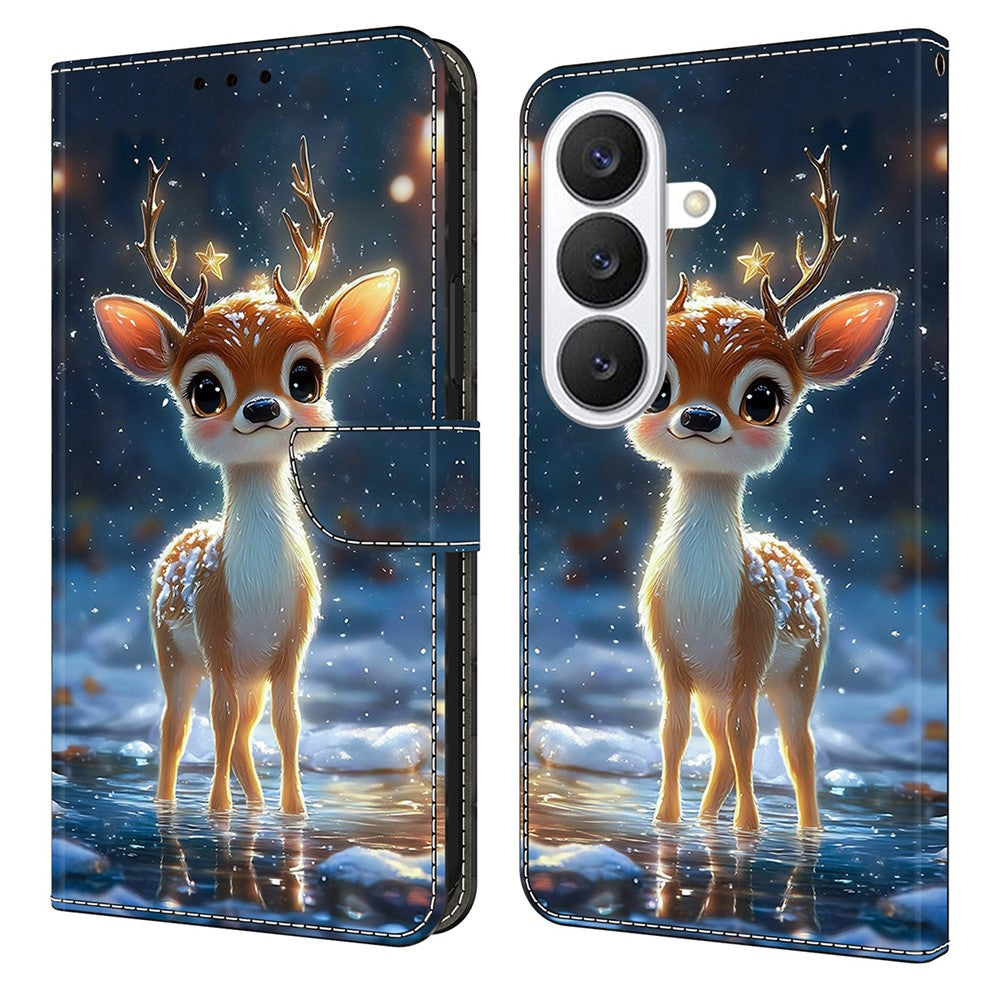 For Samsung Galaxy S26 Wallet Stand Case Pattern Printing Leather Phone Cover