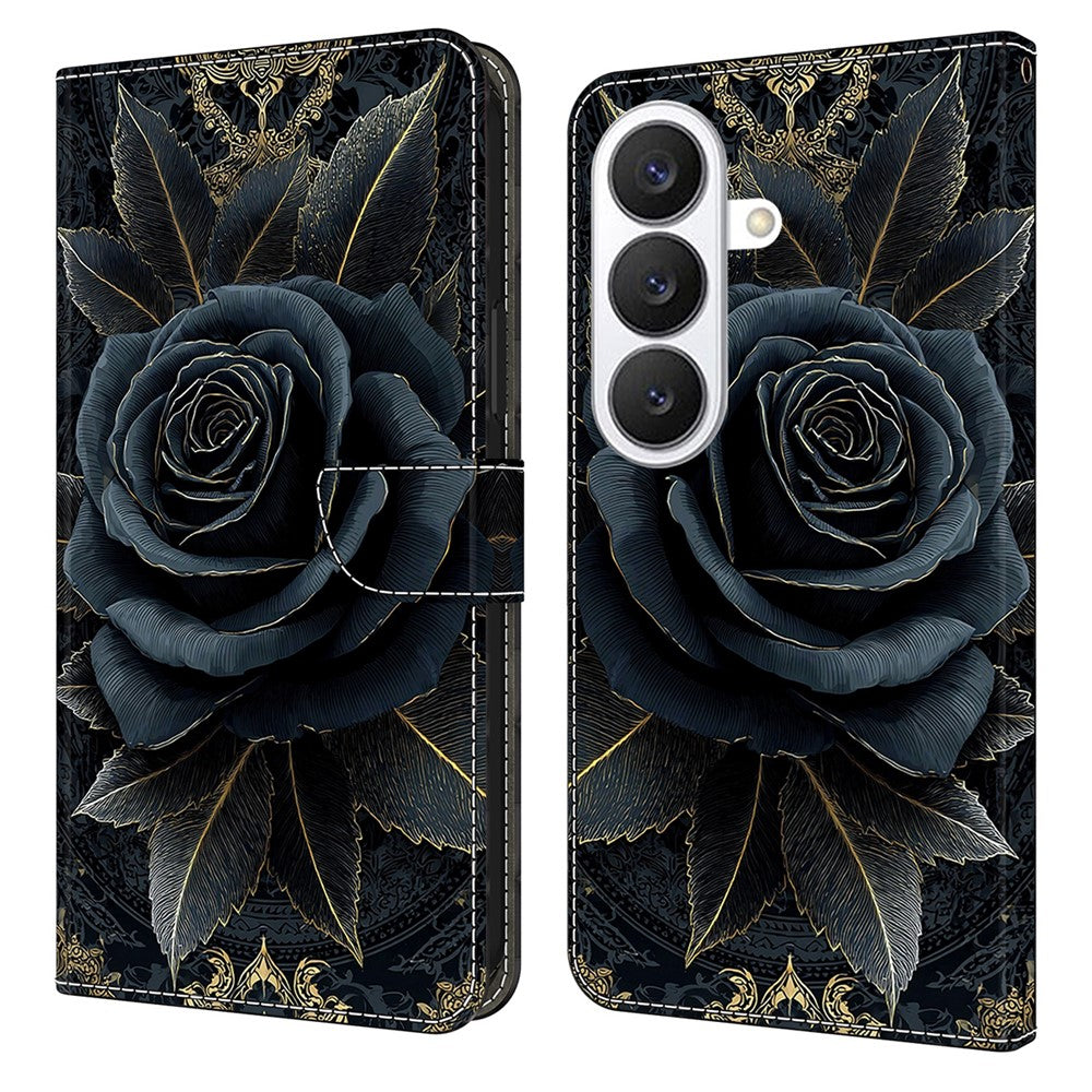 For Samsung Galaxy S26 Wallet Stand Case Pattern Printing Leather Phone Cover