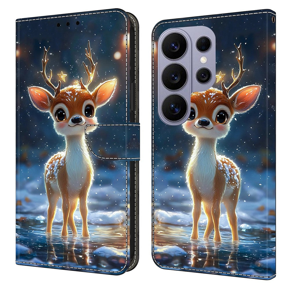 For Samsung Galaxy S26 Ultra Wallet Stand Case Pattern Printing Leather Phone Cover