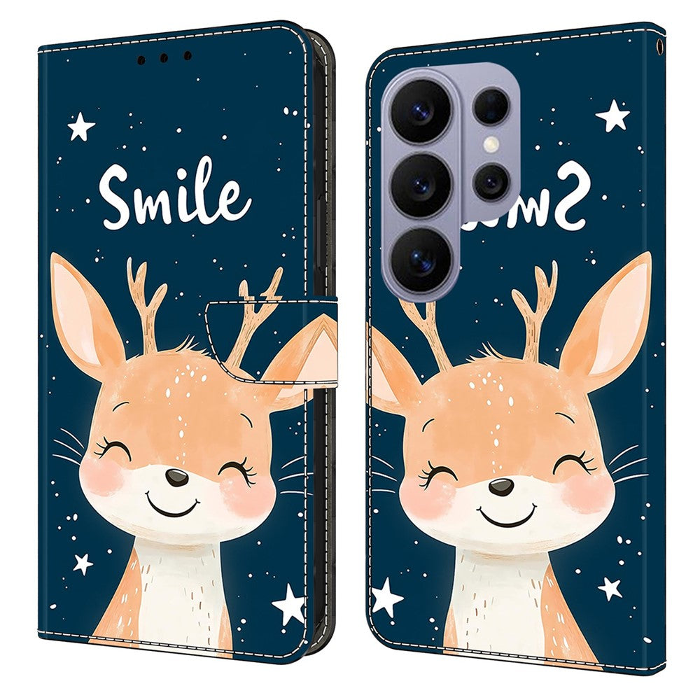 For Samsung Galaxy S26 Ultra Wallet Stand Case Pattern Printing Leather Phone Cover