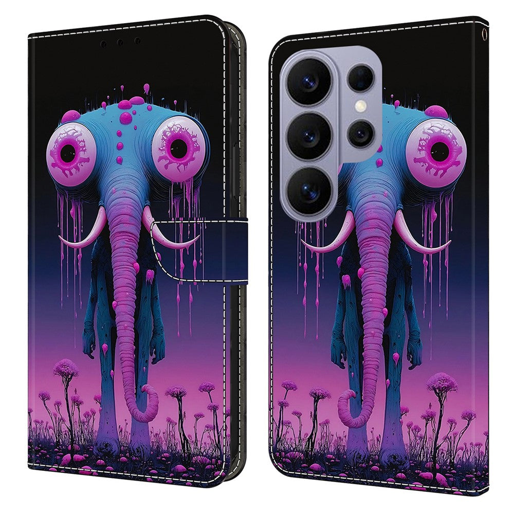 For Samsung Galaxy S26 Ultra Wallet Stand Case Pattern Printing Leather Phone Cover