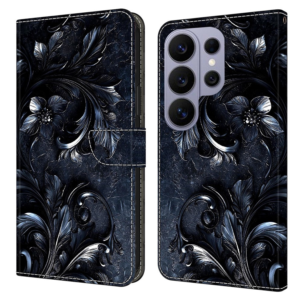 For Samsung Galaxy S26 Ultra Wallet Stand Case Pattern Printing Leather Phone Cover
