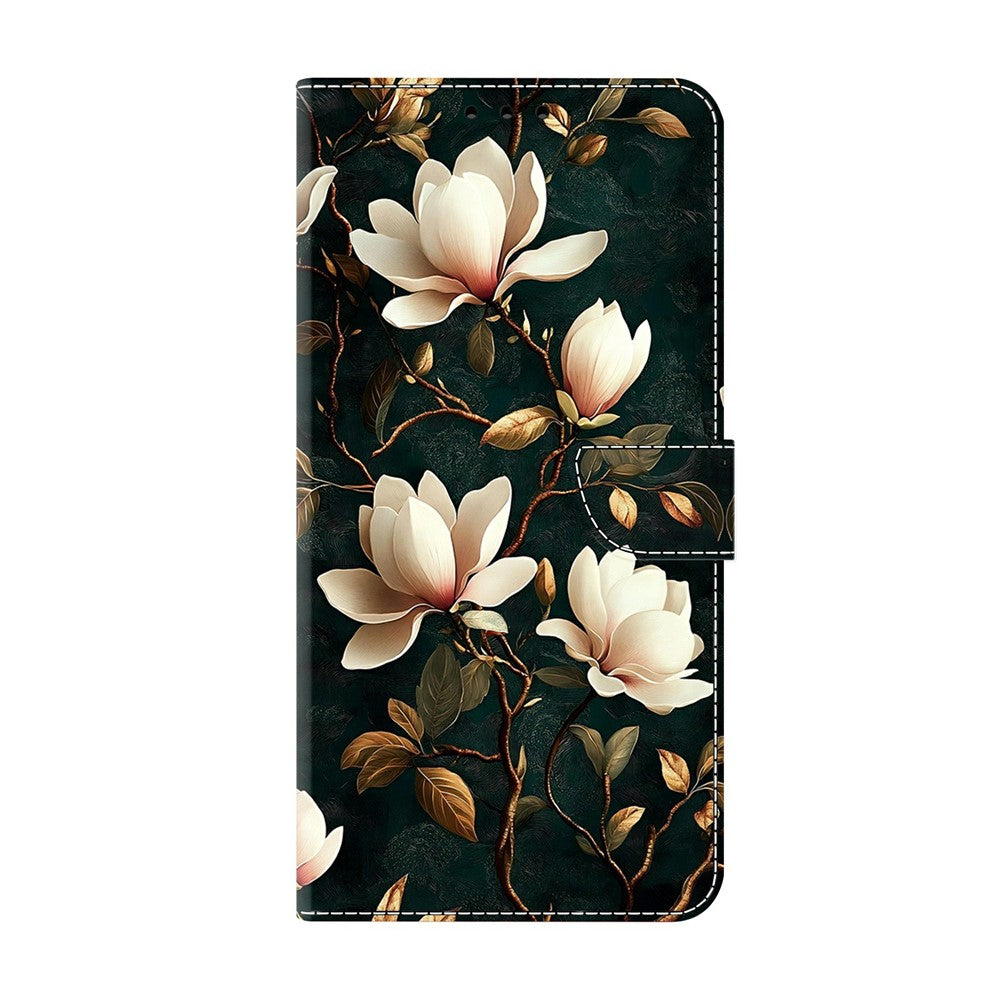 For iPhone 18 Pro / 17 Pro Wallet Stand Case Pattern Printing Leather Phone Cover