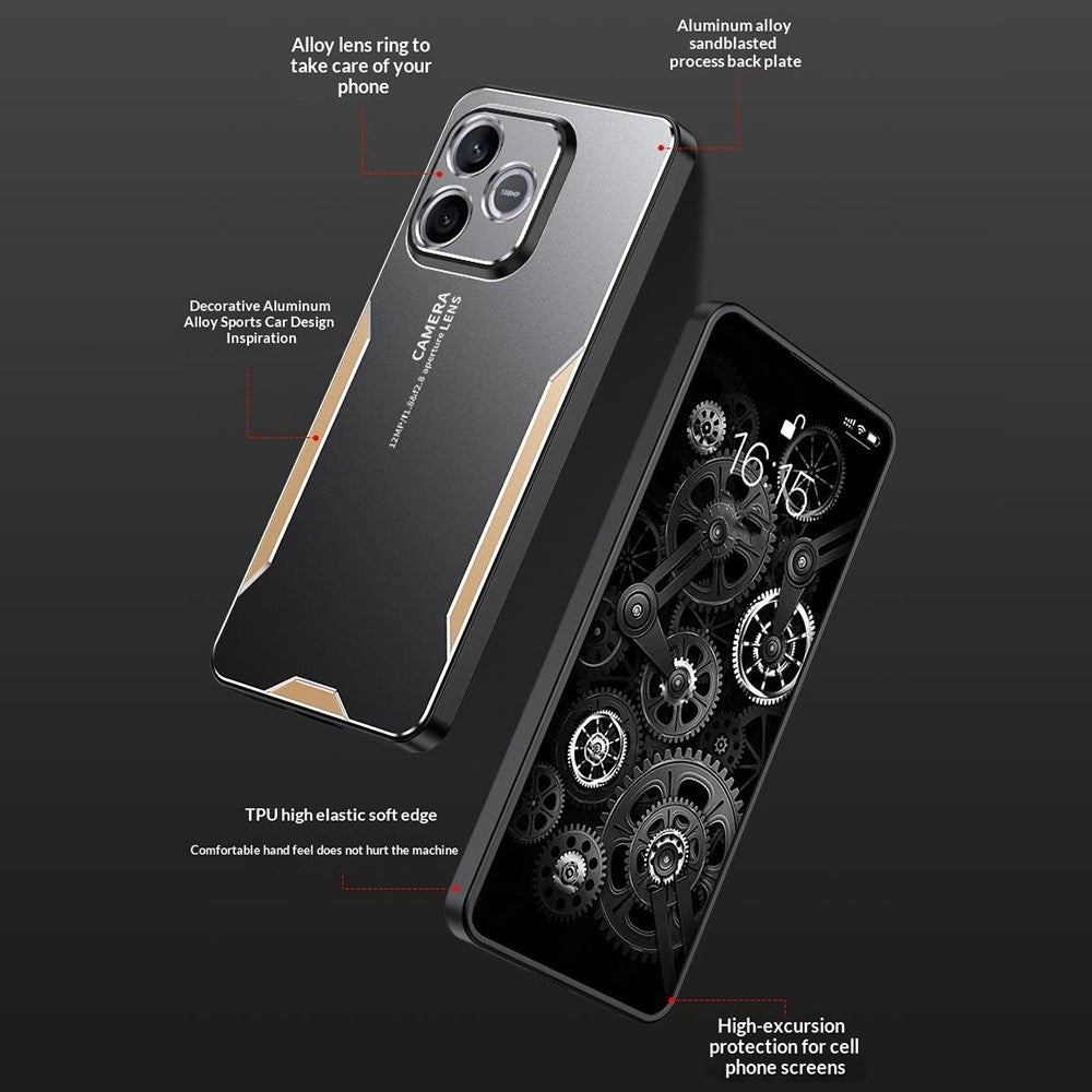 For Honor 600 Lite 5G Phone Case Aluminium Alloy TPU PC Back Cover