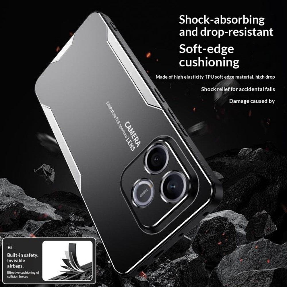 For Honor 600 Lite 5G Phone Case Aluminium Alloy TPU PC Back Cover