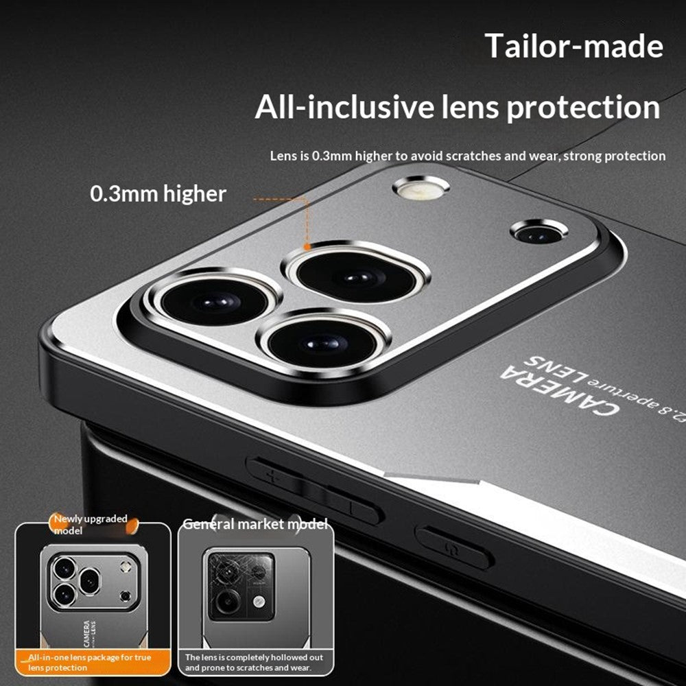 For Honor 600 Pro 5G Phone Case Aluminium Alloy TPU PC Back Cover