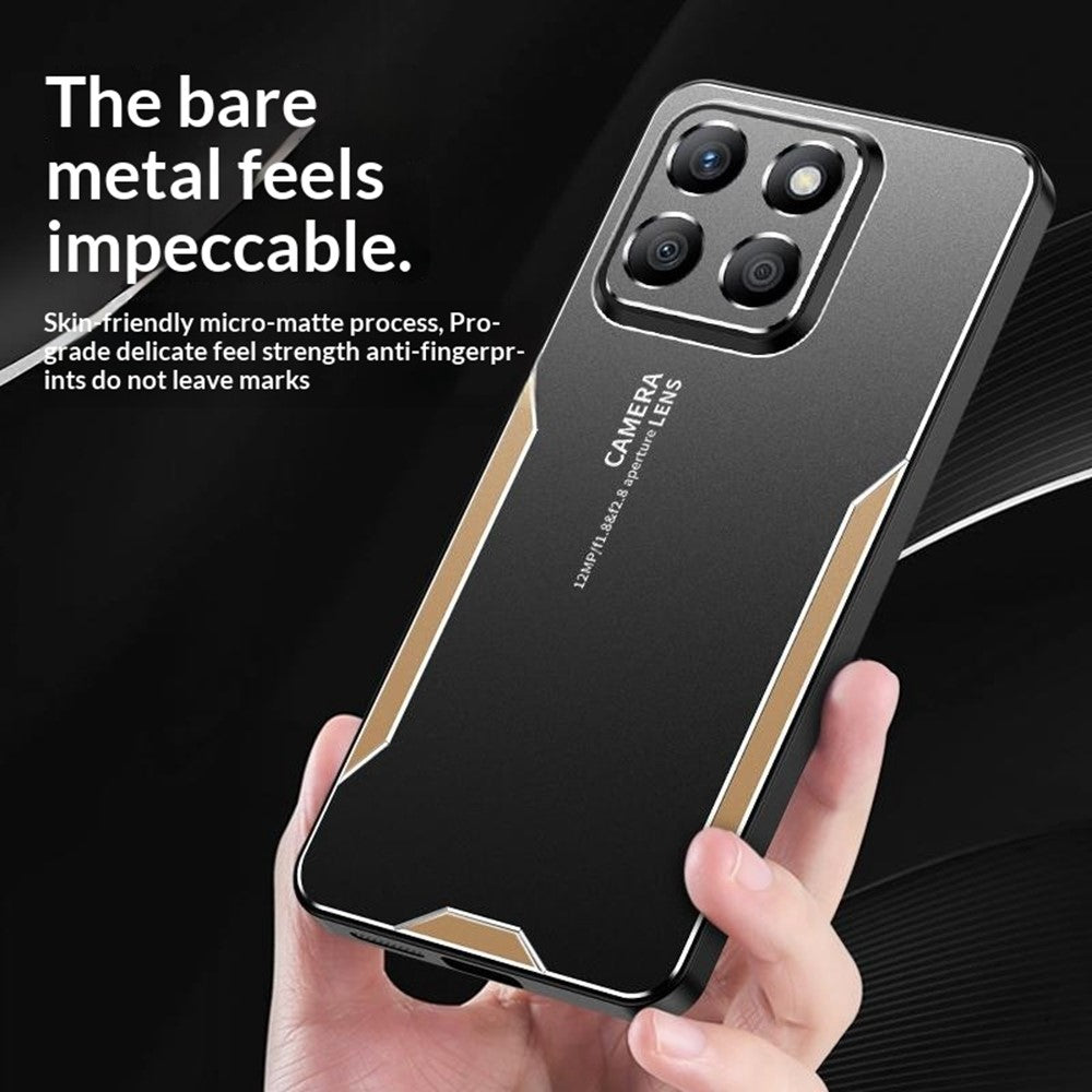 For  Honor 400 Smart 4G  /  400 Smart 5G  /  X7d 5G Phone Case Aluminium Alloy TPU PC Back Cover