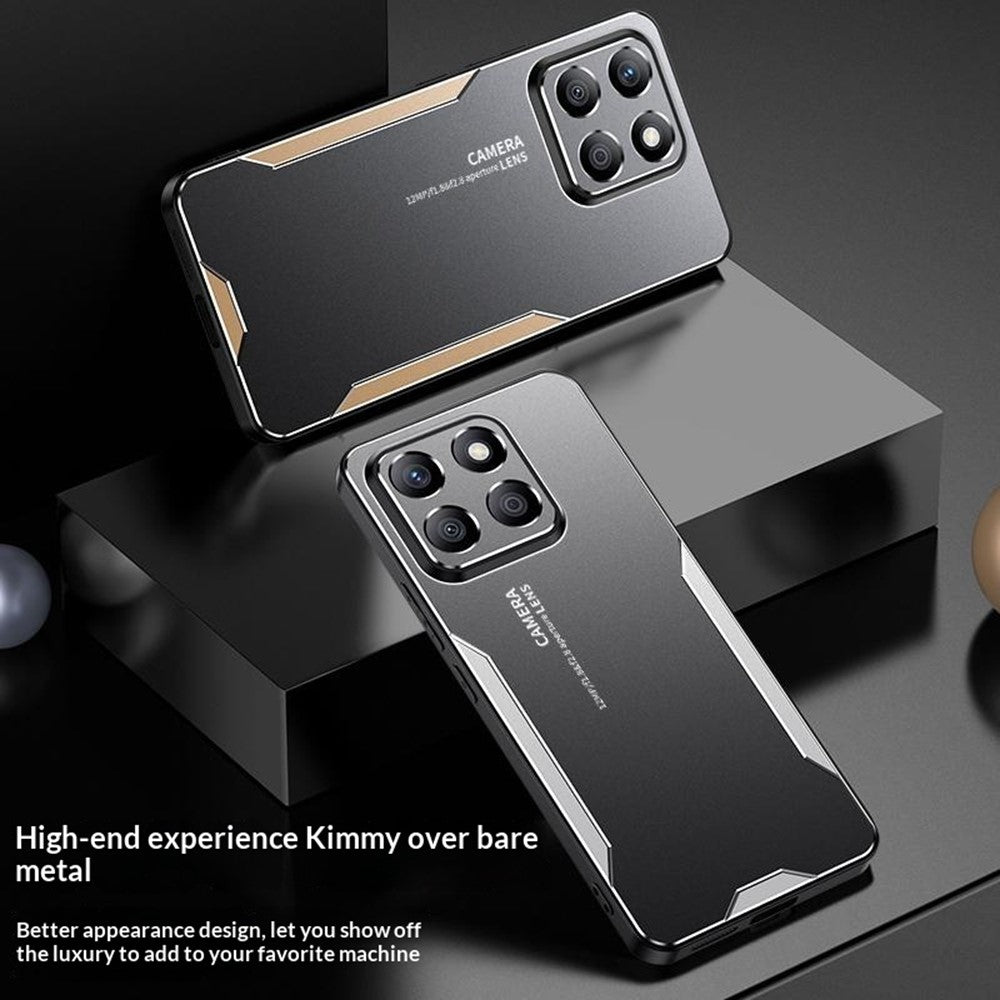 For  Honor 400 Smart 4G  /  400 Smart 5G  /  X7d 5G Phone Case Aluminium Alloy TPU PC Back Cover