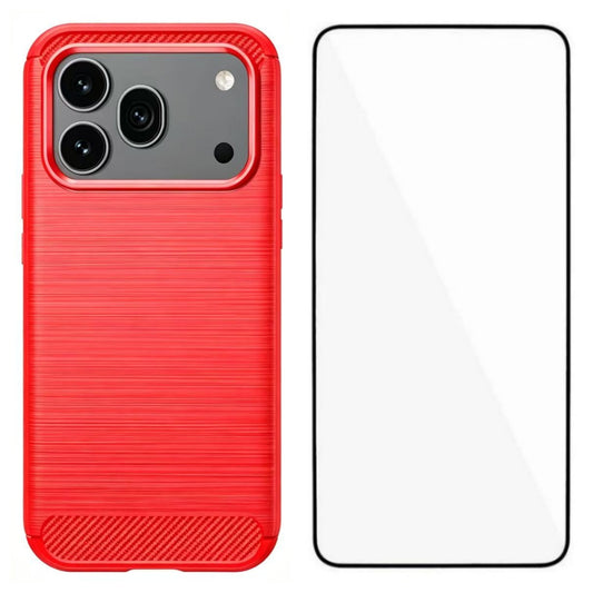Honor 600 Pro 5G Handyhülle – WANLONFENG mit Displayschutzfolie der LS-Serie, großes Linsenloch, gebürstete Textur, TPU