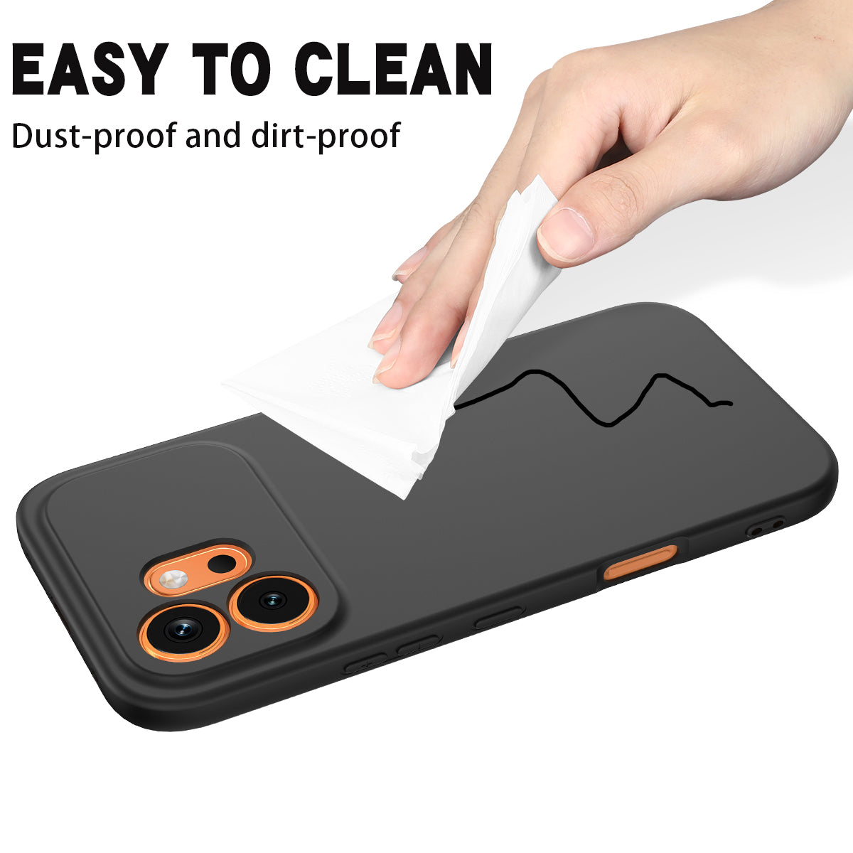 For Honor 600 5G Liquid Silicone Case Phone Back Cover with Hand Strap