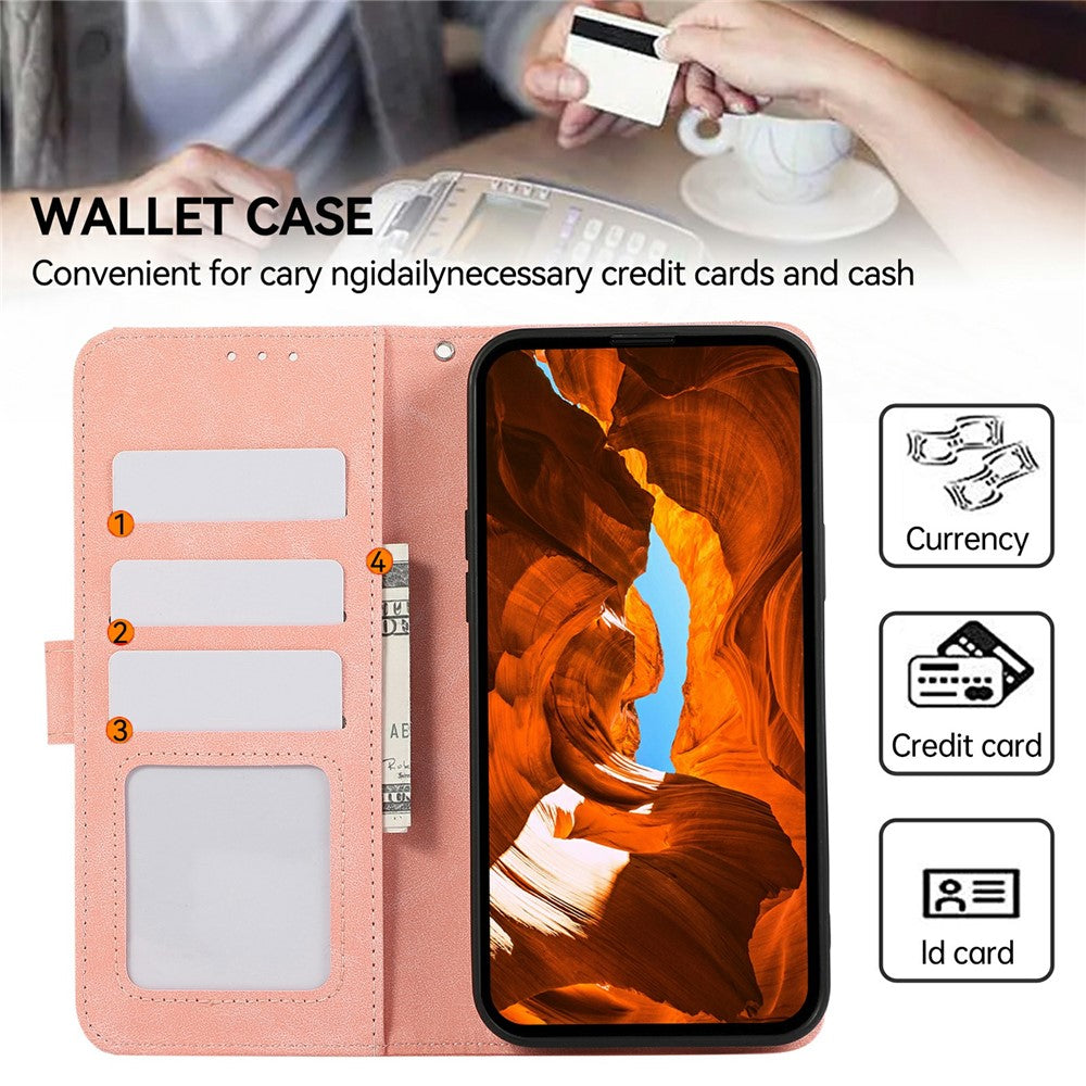 ABEEL Case For Honor 600 Pro 5G  /  600 5G Color Splicing Leather Flip Phone Cover RFID Blocking