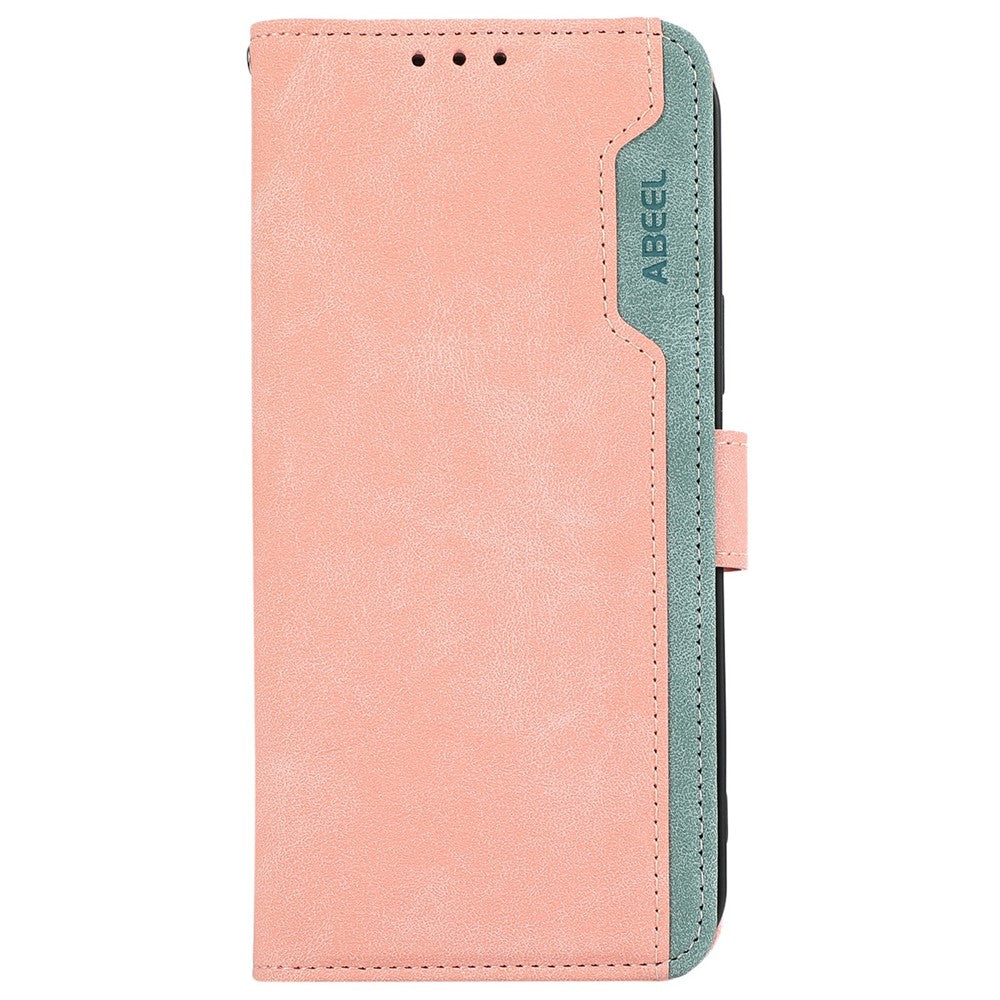 ABEEL Case For Honor 600 Pro 5G  /  600 5G Color Splicing Leather Flip Phone Cover RFID Blocking