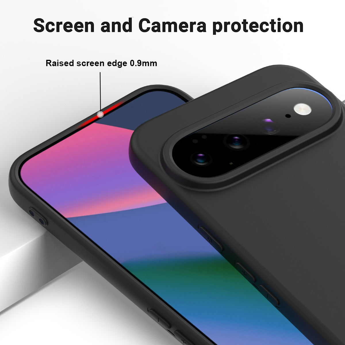 For Google Pixel 11 Liquid Silicone Case Phone Back Cover with Hand Strap