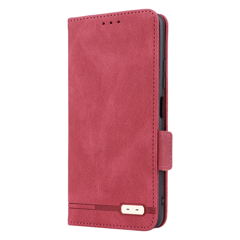 Hardware Decor Phone Case for Xiaomi Redmi Note 12 5G (Global) / (India) / (China) / Poco X5 5G , Dual Magnetic Clasp PU Leather Anti-drop Wallet Stand Phone Cover