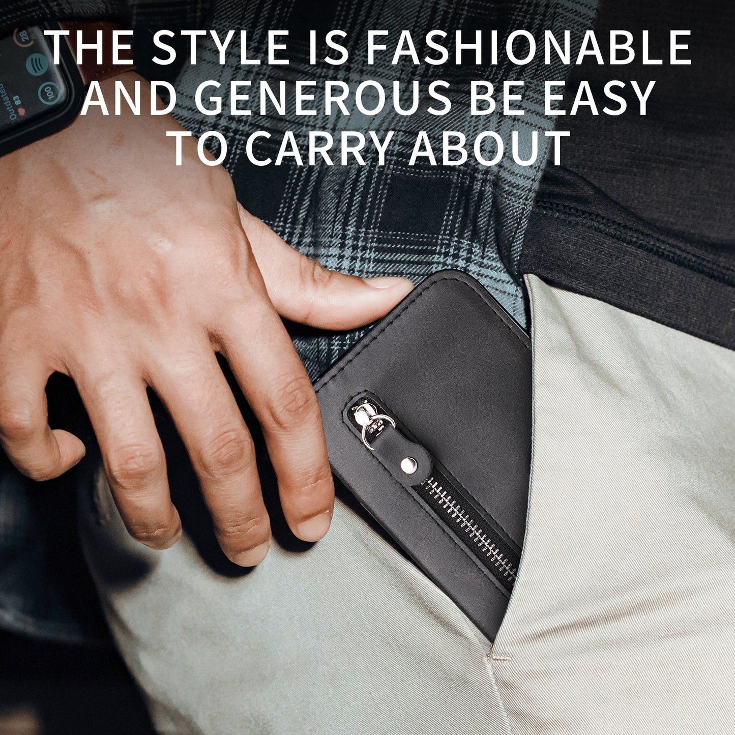 For Xiaomi 17T Pro PU Leather Cases with Zipper Pocket Wallet Phone Cover Stand