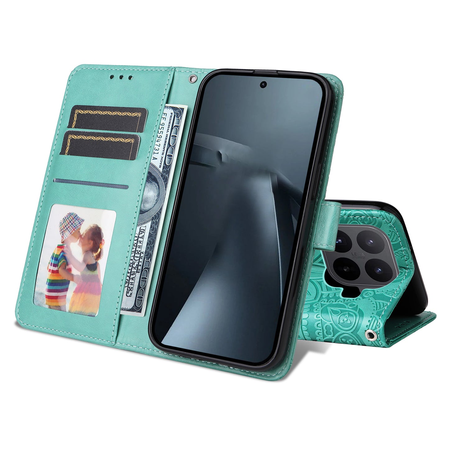 For Xiaomi 17T Case Sunflower Imprint Leather Wallet Phone Cover