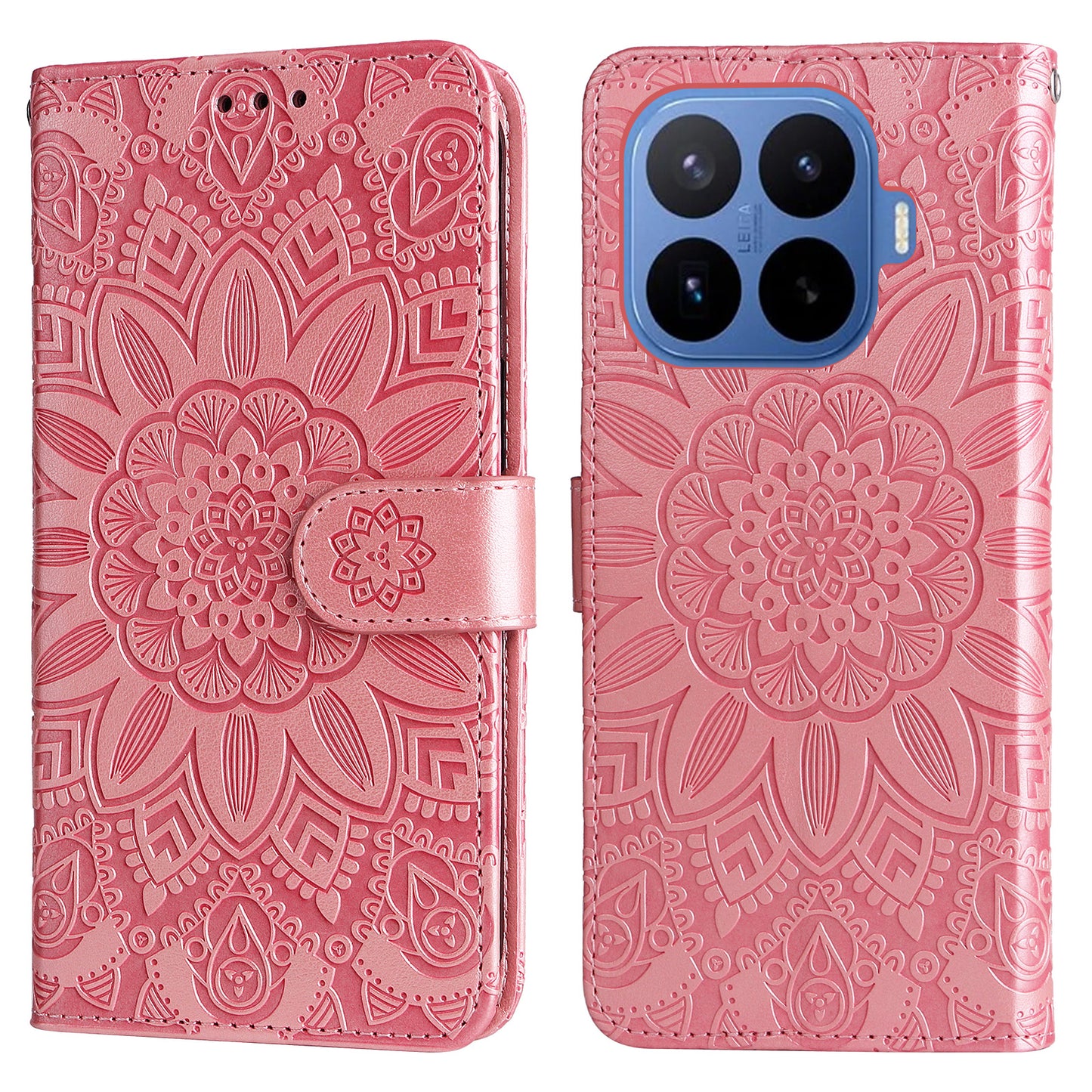 For Xiaomi 17T Pro Case Sunflower Imprint Leather Wallet Phone Cover