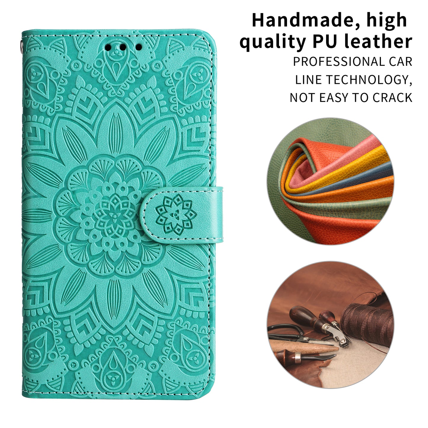 For Xiaomi 17T Pro Case Sunflower Imprint Leather Wallet Phone Cover