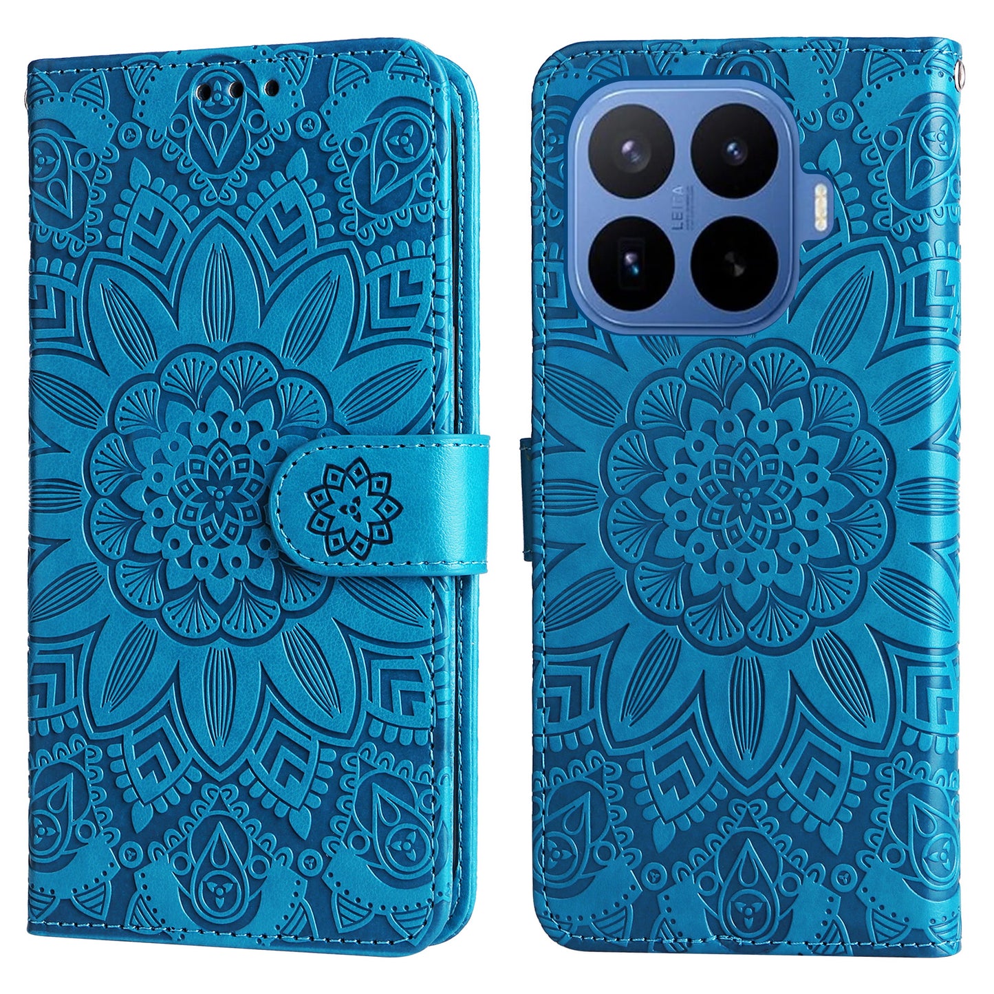 For Xiaomi 17T Pro Case Sunflower Imprint Leather Wallet Phone Cover