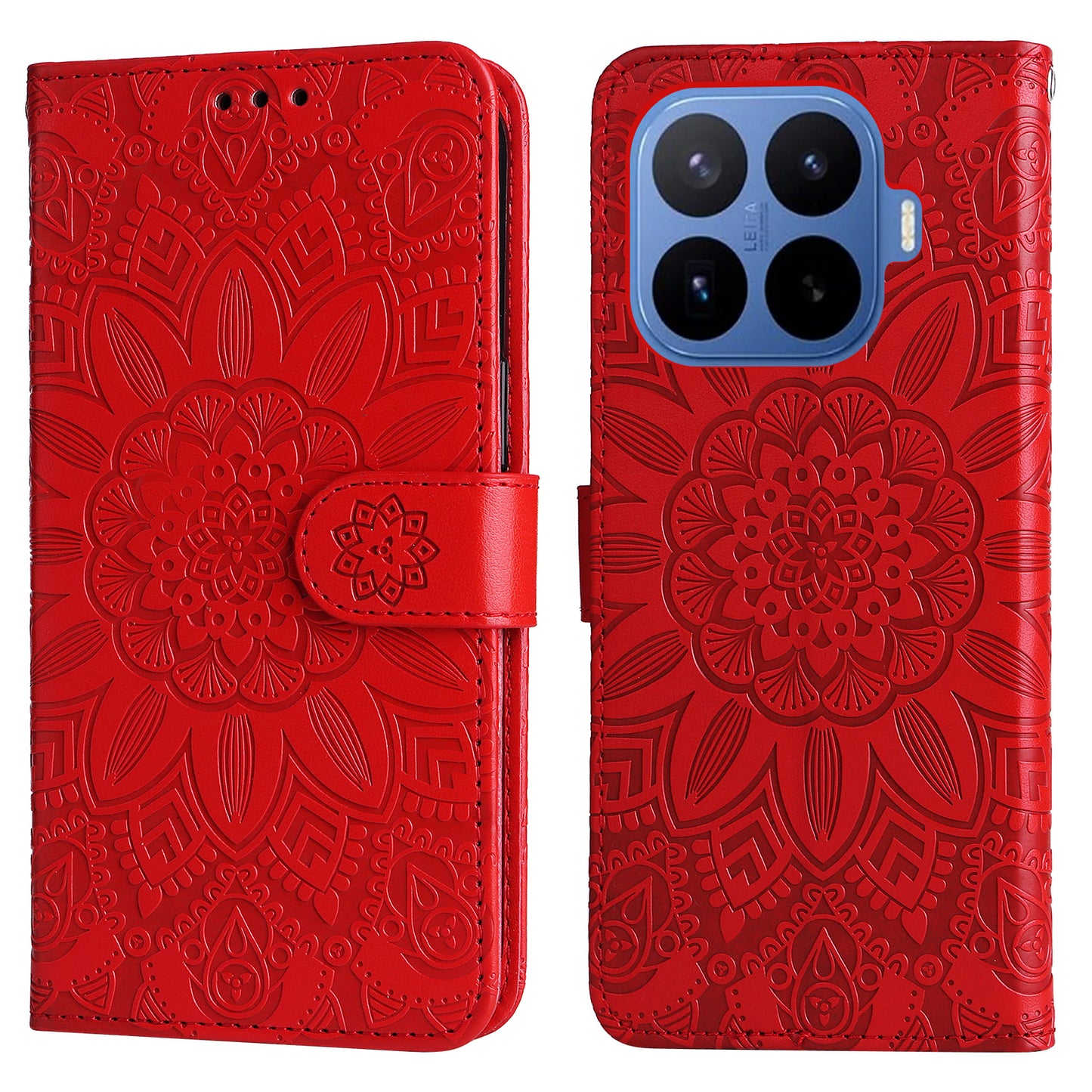 For Xiaomi 17T Pro Case Sunflower Imprint Leather Wallet Phone Cover