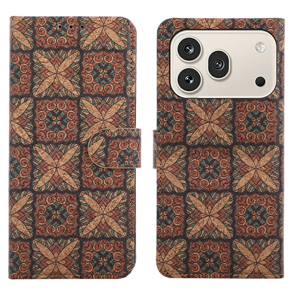 Honor 600 5G / 600 Pro 5G Wallet-Handyhülle – Leder-Geldbörsenhülle im Bohème-Stil, aus TPU-PU, mit Ständer