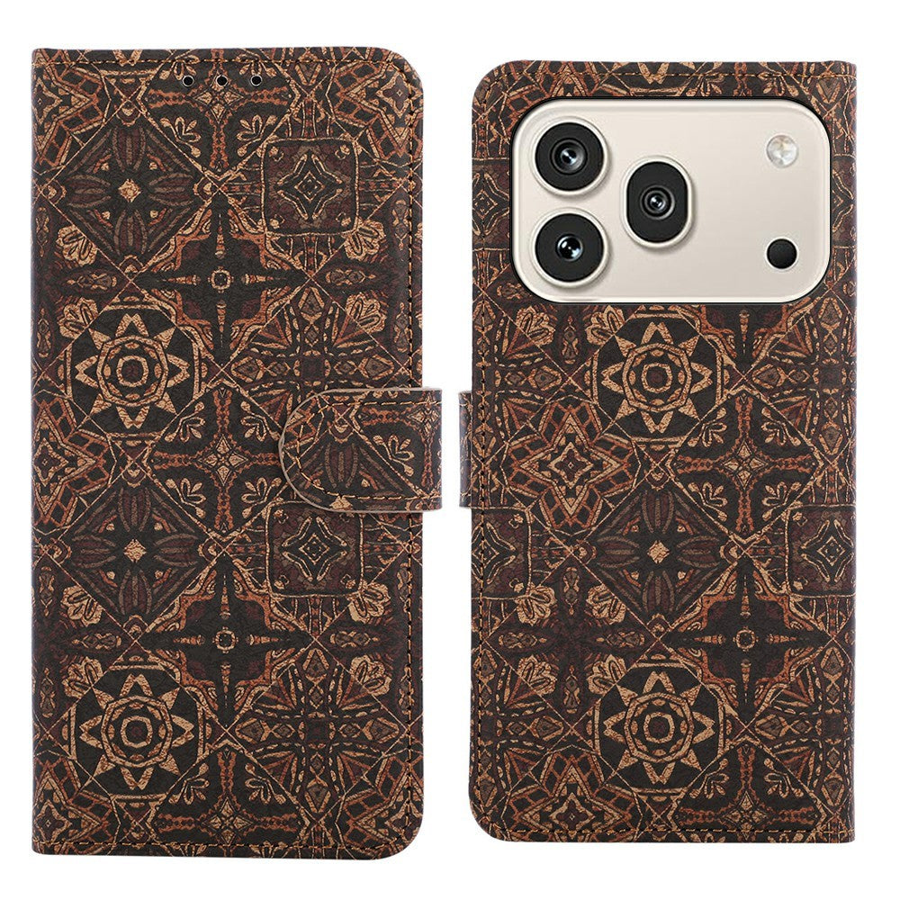 Honor 600 5G / 600 Pro 5G Wallet-Handyhülle – Leder-Geldbörsenhülle im Bohème-Stil, aus TPU-PU, mit Ständer