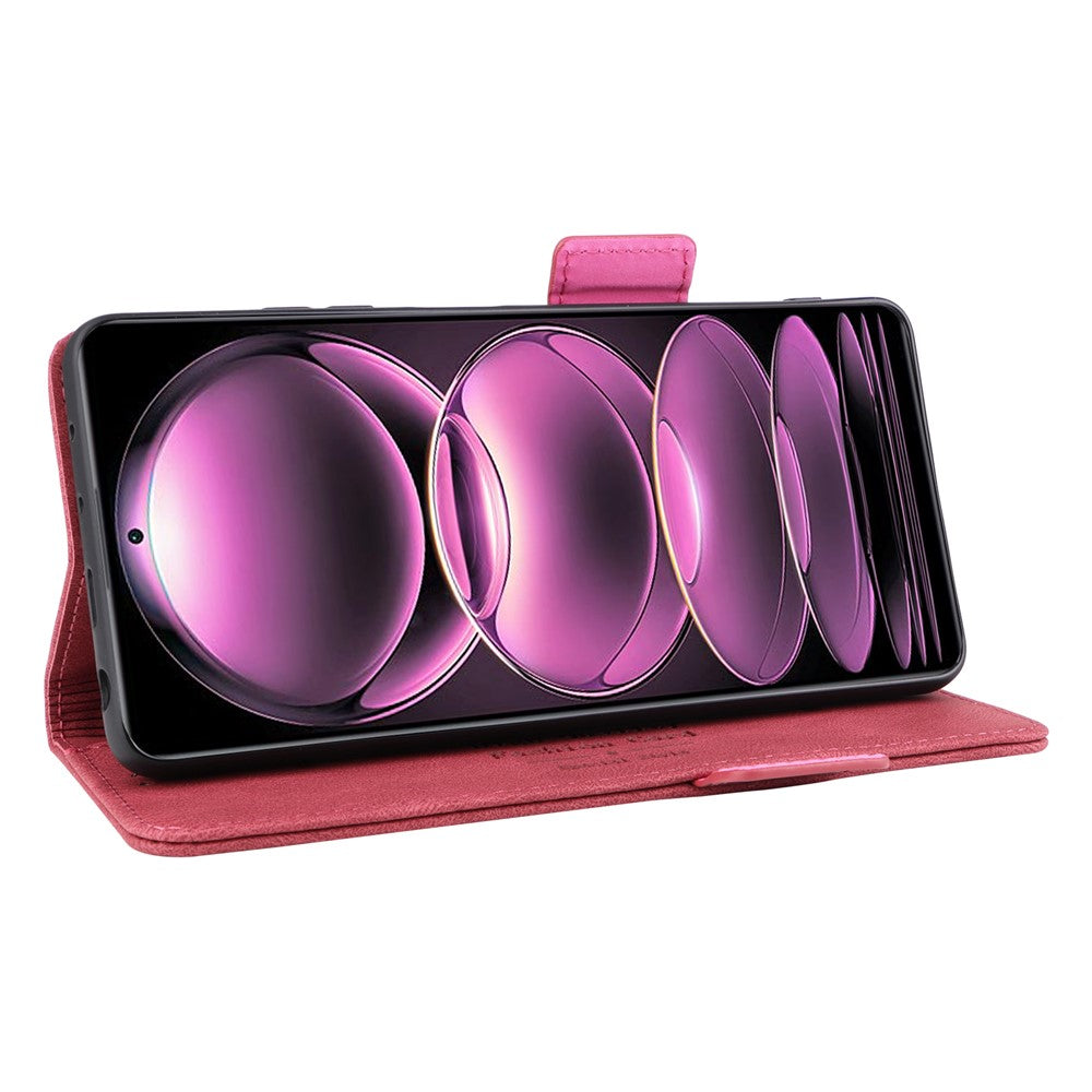 For Xiaomi Redmi Note 12 Pro 5G / Note 12 Pro Speed 5G / Poco X5 Pro 5G PU Leather Anti-drop Case Hardware Decor Dual Magnetic Clasp Wallet Stand Phone Cover